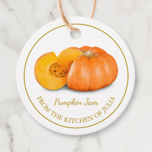 Simple Homemade Pumpkin Jam Hang Tag