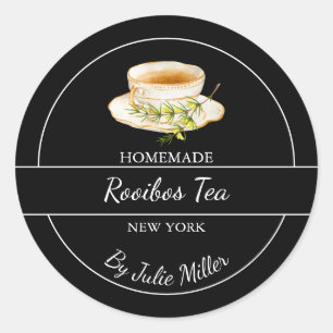 Simple Homemade Rooibos Tea Label