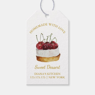 Simple Homemade Sweet Dessert Hang Tag l White