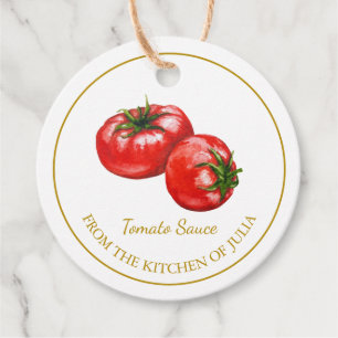 Simple Homemade Tomato Sauce Hang Tag