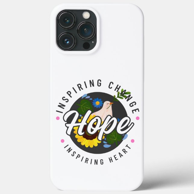 Simple Hope Inspiring iPhone 13 Pro Max Cases (Back)