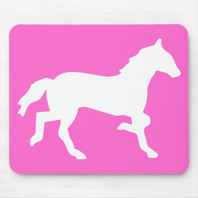 simple horse mouse mat (Front)
