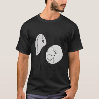 Simple Horse Mum retro T-Shirt