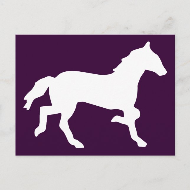 simple horse postcard (Front)