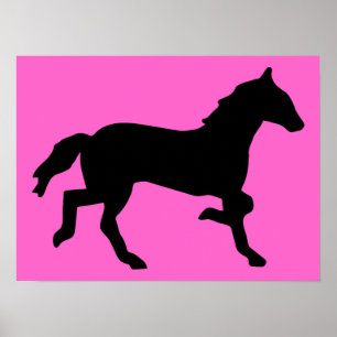 simple horse poster