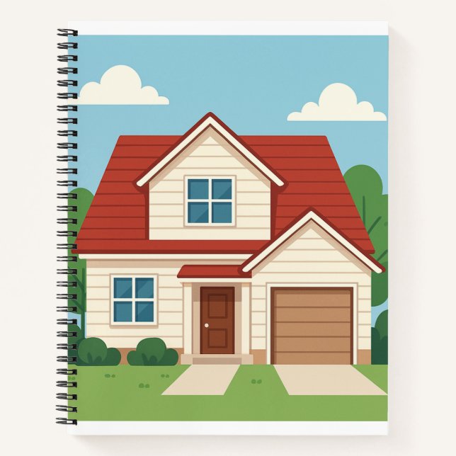 Simple house notebook (Front)