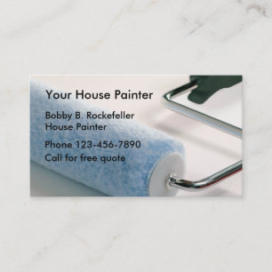 Simple House Painter Business Card