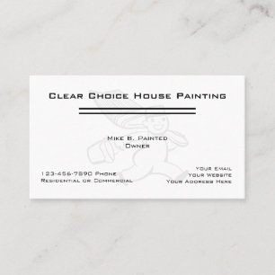 Simple House Painter Business Cards
