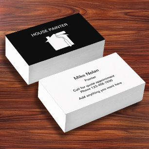 Simple House Painter Design Business Card