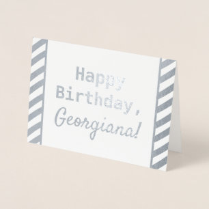 Simple, Humble "Happy Birthday" Card