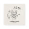 Simple I Do Too Dog French Bulldog Drawing Wedding