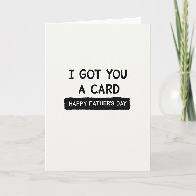 Simple I Got You A Card (Front)