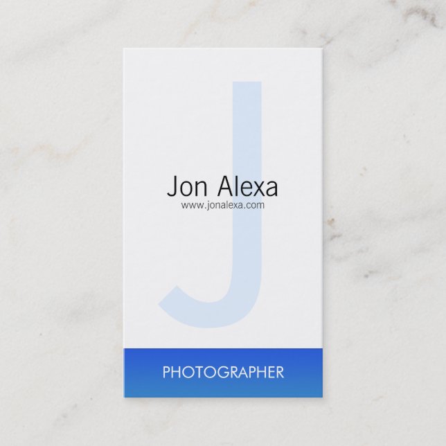 Simple III Business Card (Front)