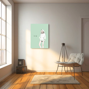 [Simple Illustration] Sushi Musume Poster Poster G