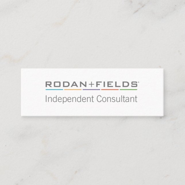 Simple Independant Consultant Business Cards (Front)