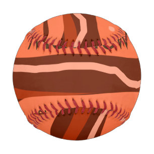 simple initial letter monogram add name brown art baseball