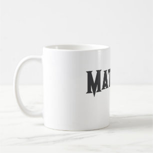 simple initial letter monogram add your name lett coffee mug