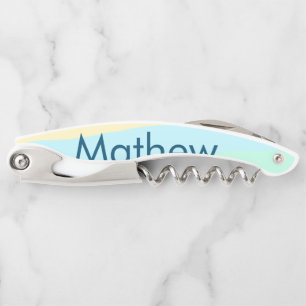 simple initial letter monogram add your name lett  corkscrew