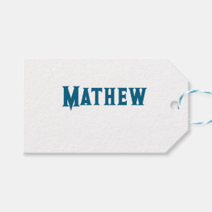 simple initial letter monogram add your name lett  gift tags