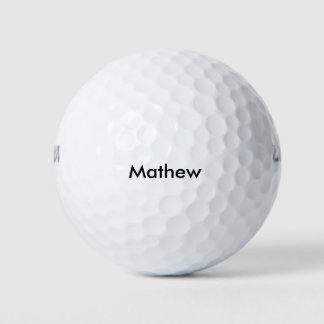 simple initial letter monogram add your name lett  golf balls