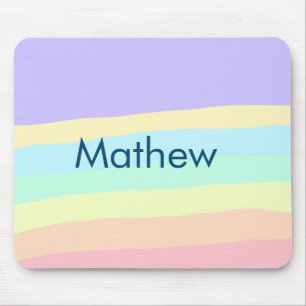 simple initial letter monogram add your name lett mouse mat