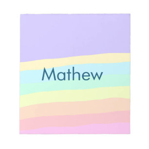 simple initial letter monogram add your name lett  notepad