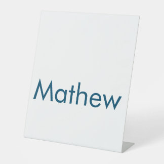 simple initial letter monogram add your name lett  pedestal sign