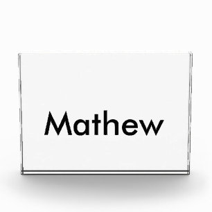 simple initial letter monogram add your name lett photo block