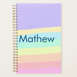 simple initial letter monogram add your name lett planner