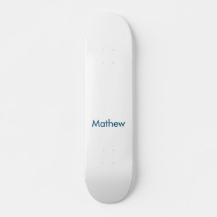 simple initial letter monogram add your name lett skateboard