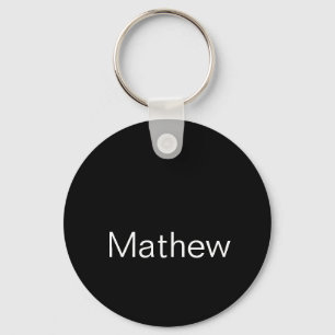 simple initial letter monogram add your name lette key ring
