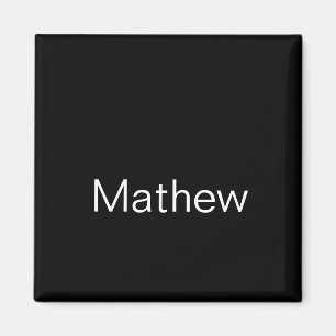 simple initial letter monogram add your name lette magnet