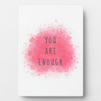 Simple Inspiring You Are Enough Affirmation Quote