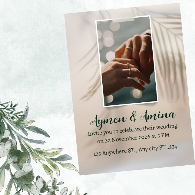 Simple invitation to marriage (Creator Uploaded)
