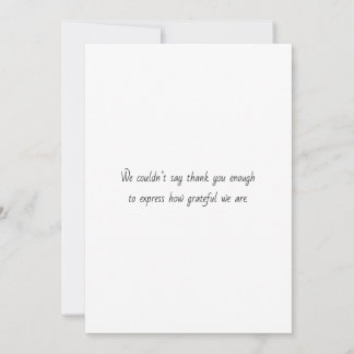 Simple IVF Doctor Thank you Card Appreciate