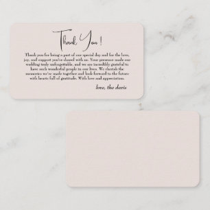 simple japanese cherry blossom thank you card