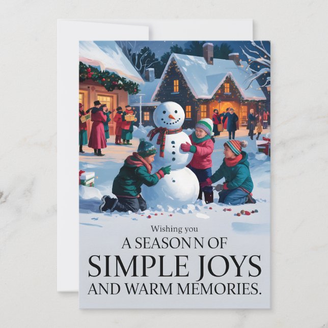 Simple Joy - Christmas Card (Front)