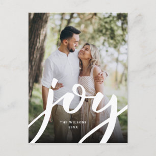 Simple Joy Christmas Photo Postcard