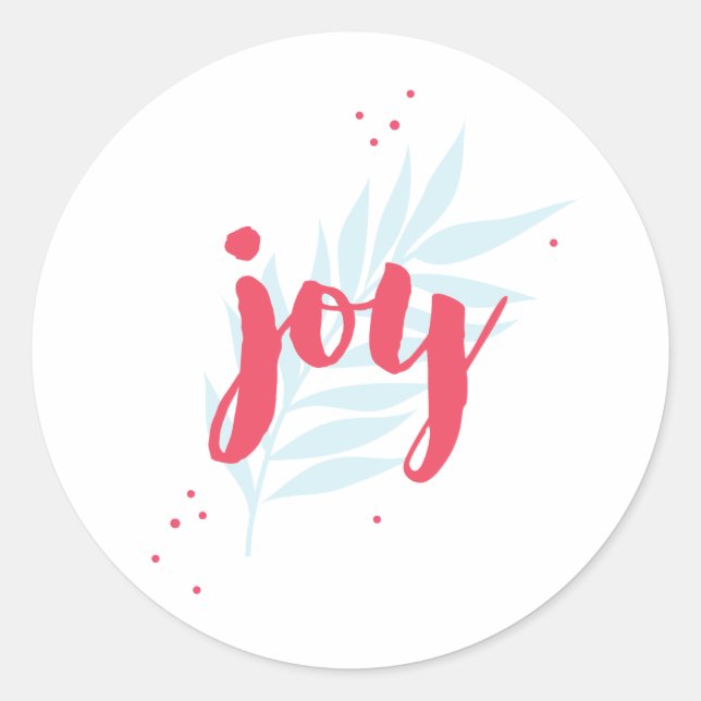 Simple Joy Foliage custom sticker (Front)