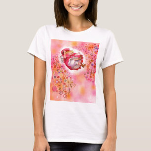 Simple Joys- Happy Flowers Afternoon little red T-Shirt