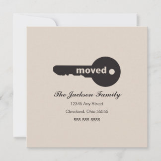 Simple Key Moving Announcement