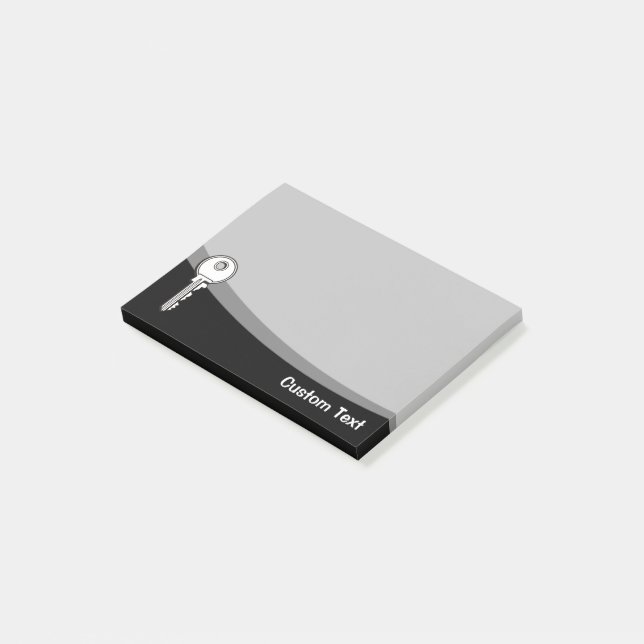 Simple Key Post-it Notes (Angled)