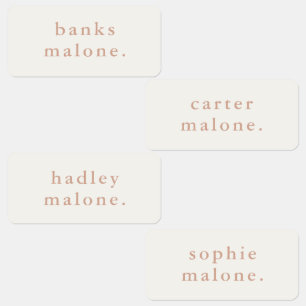 Simple Kids Name Waterproof Clothing