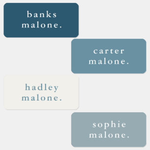 Simple Kids Name Waterproof Clothing