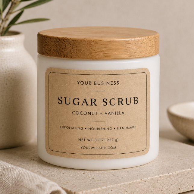Simple Kraft Paper Product Label (Creator Uploaded)