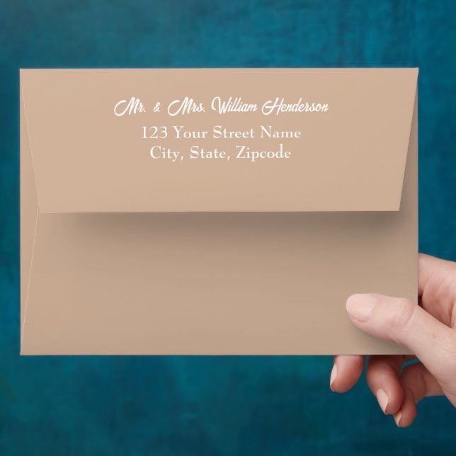 Simple Kraft Wedding Envelopes (Hand)