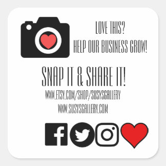 Simple labels for social media - get the word out!