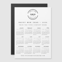 Simple large Logo Happy New Year 2026 Promotional