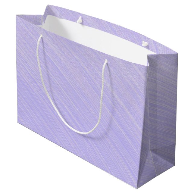 Simple Lavender Large Gift Bag (Back Angled)