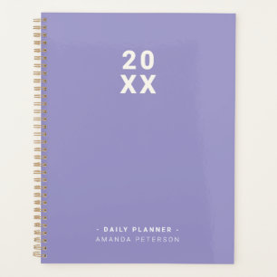 Simple Lavender Personalised Daily Planner